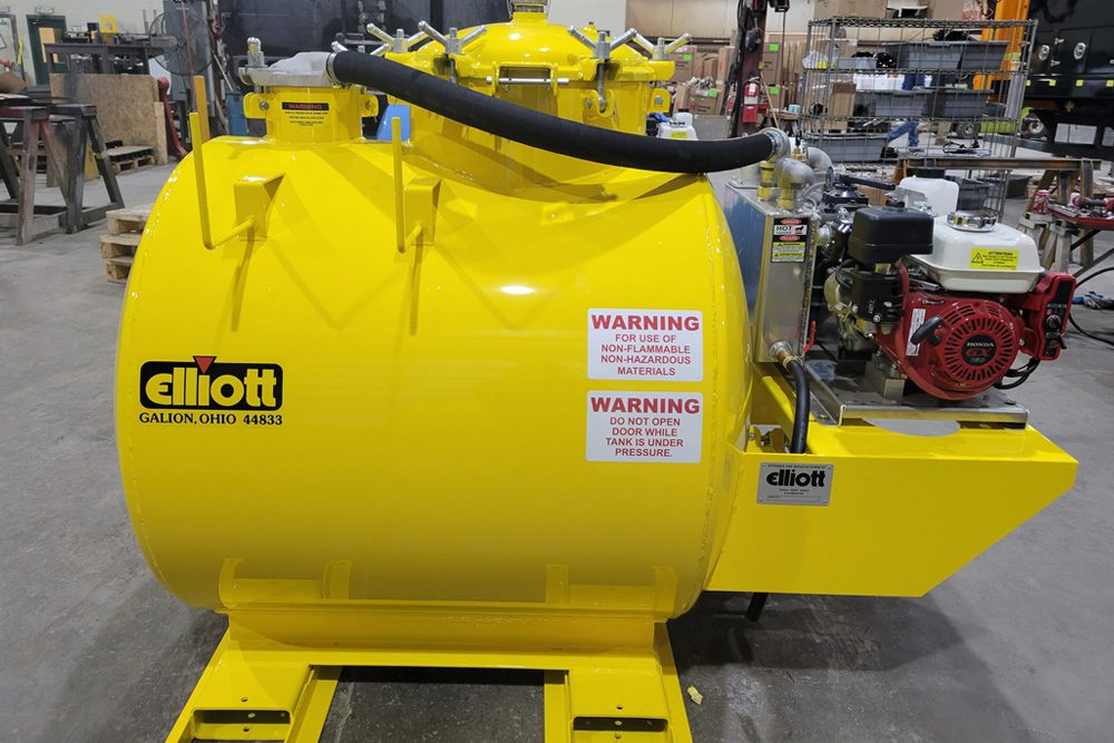 Yellow vacuum equipment